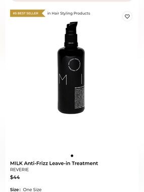 Reverie milk anti-frizz leave in treatment